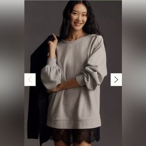 Anthropologie Heather Gray Top